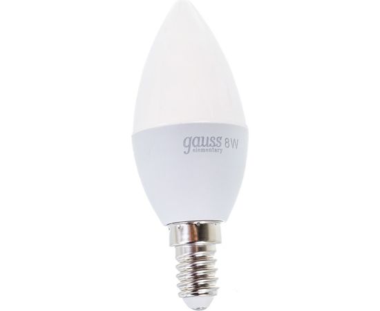 Лампа LED Candle 8W E14 4100K Gauss Elementary 33128 – изображение 3