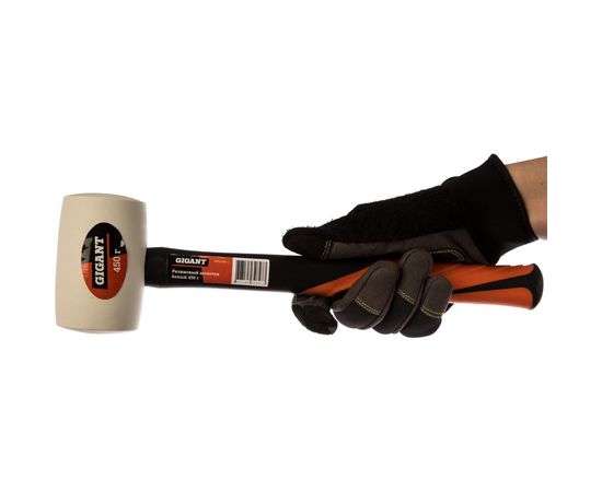 Резиновый молоток Gigant белый 450 грамм WRH450-1 – изображение 2