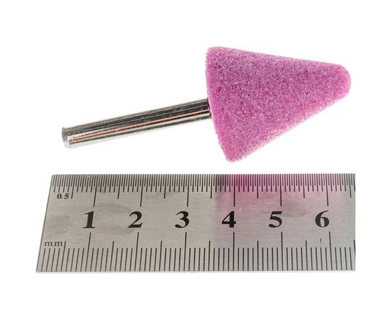 Насадка абразивная шлифовальная конусная, 25х30 мм AV Steel AV-801831 – изображение 2