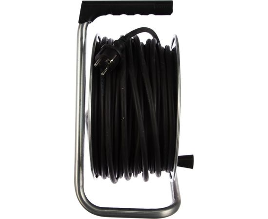 Силовой удлинитель на металлической катушке LUX К4-Е-50 50м 4 розетки с з/к 45150 4606400419471 – изображение 5