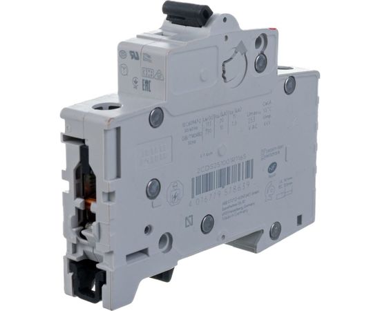 Автоматический однополюсный выключатель ABB 16А В S201 6кА 2CDS251001R1165 – изображение 5