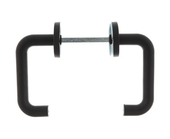 Комплект дверных ручек Fuaro с накладками под цил. DH-0219 NE ЧЕРНЫЙ, НЕЙЛОН, квадр. 8x140 мм 35703 – изображение 2