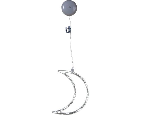 Световая фигура Neon-Night Месяц, теплый белый свет, на присоске с подвесом 501-014 – изображение 7