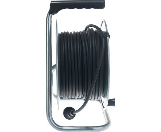 Силовой удлинитель на металл.катушке LUX 54130 К4-Е-30 КГ 3x1.5 30м 16А 4 роз. с з/к, защитой и крышк. IP44 4606400420392 – изображение 5