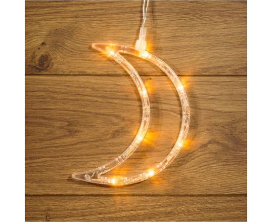 Световая фигура Neon-Night Месяц, теплый белый свет, на присоске с подвесом 501-014 – изображение 5