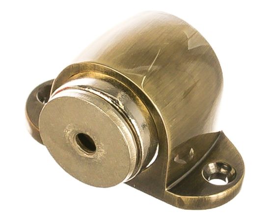 Дверной напольный магнитный ограничитель RENZ бронза античная INDSM 32 AB 