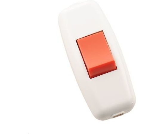 Навесной выключатель Lezard белый-красный 715-1101-611 