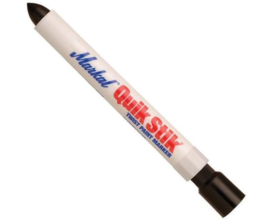 Твёрдый промышленный маркер Markal Quik Stik, чёрный 61050 