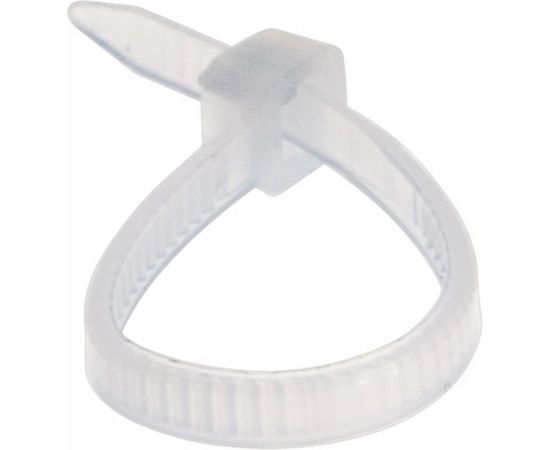 Кабельная нейлоновая хомут-стяжка REXANT 100x3,6 мм, белая, упаковка 100 шт. 07-0100-4 