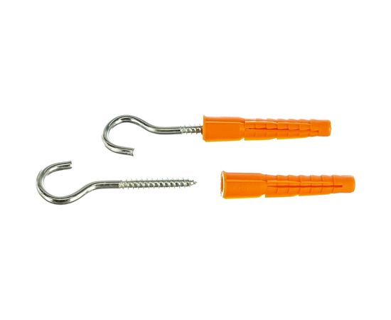 Шуруп с полукольцом Tech-Krep 5х40 с универсальным дюбелем 8,0х51 2 шт - пакет 114329 