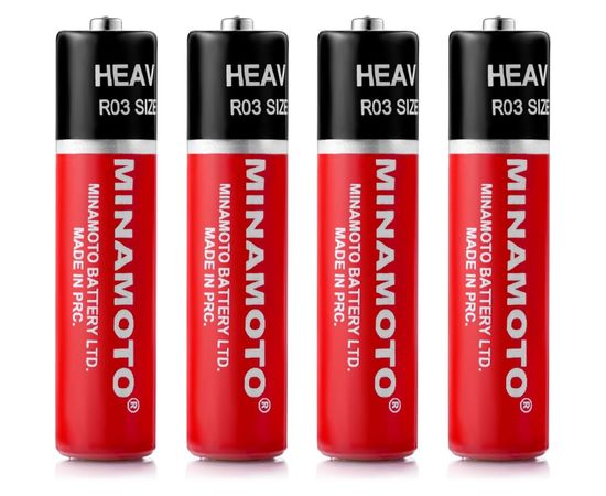 Батарейка Minamoto R03, 4 shrink 401 
