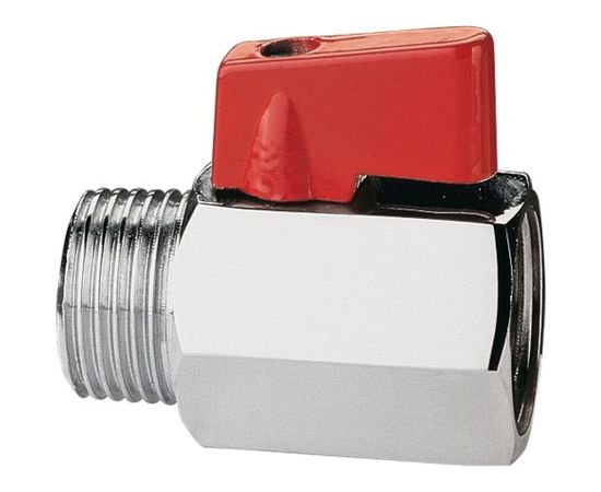 Шаровой кран ITAP MINI рукоятка-флажок, резьба нр-вр 1/4" /20/320/ 126/1/4 1260014 