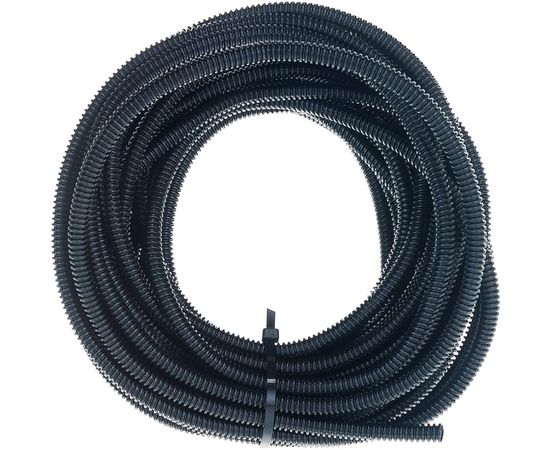 Автомобильная гофрированная труба REXANT ПП 4,6 мм, разрезная, бухтa 10 м/уп. 15-0510 