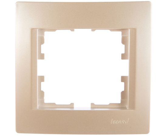 Горизонтальная рамка LEZARD KARINA б/ вст жемчужно-белый перламутр 707-3000-146 