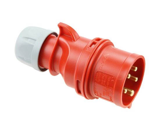Кабельная вилка PCE, 16А 380V 3P+N+E IP44 015-6 