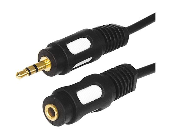 Шнур REXANT Стерео 3,5 мм гнездо - Стерео 3,5 мм штекер, длина 1,5 метра 17-4013 
