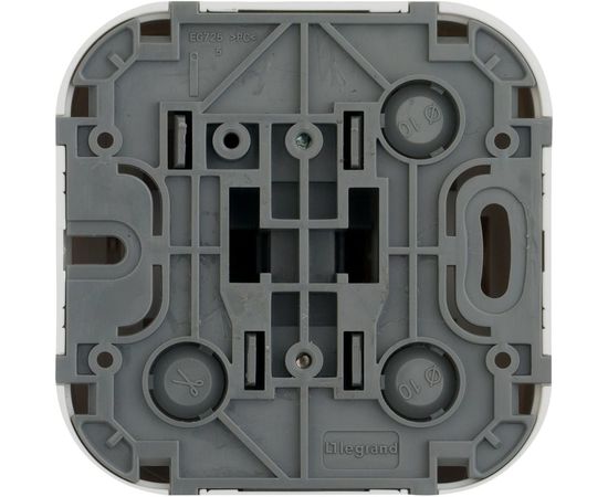 Переключатель Legrand Quteo 1-клавишный ОП на 2 направления 10АХ белый Leg 782204 