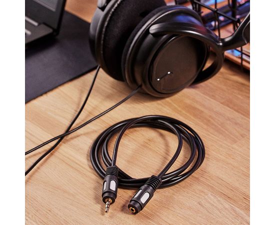 Шнур REXANT Стерео 3,5 мм гнездо - Стерео 3,5 мм штекер, длина 1,5 метра 17-4013 – изображение 7