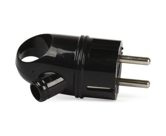 Вилка с кольцом Smartbuy с заземлением черная 16А 250В SBE-16-P03-b – изображение 2