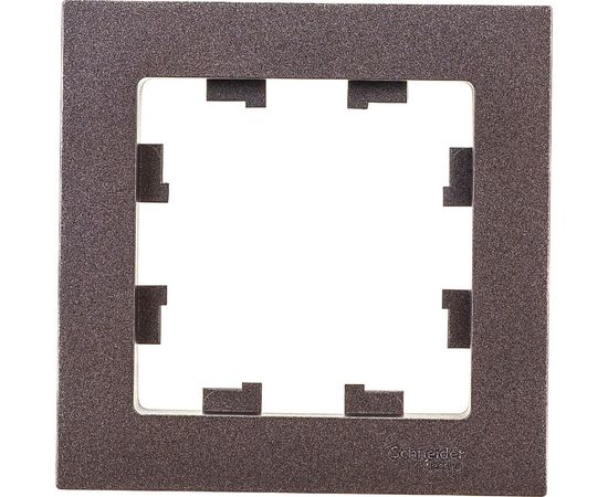 Рамка Schneider Electric 1-м ATLAS DESIGN мокко ATN000601 – изображение 4