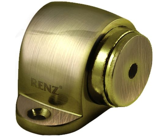 Дверной напольный магнитный ограничитель RENZ бронза античная INDSM 32 AB – изображение 2