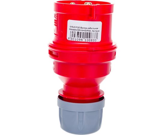 Кабельная вилка PCE, 16А 380V 3P+N+E IP44 015-6 – изображение 5