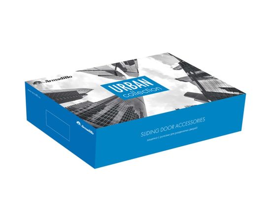 Ручка для раздвижных дверей ARMADILLO SH010 URB BL-26 черный 42391 – изображение 2