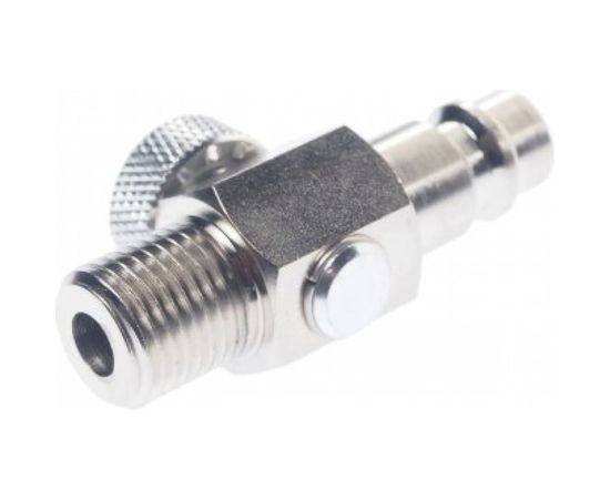 Соединитель быстросъемный с регулятором давления, рапид папа – наружная резьба 1/4" JTC 5529A – изображение 2