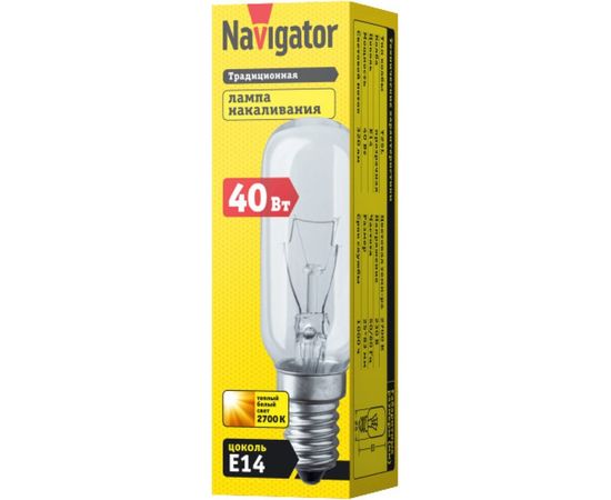 Лампа Navigator 61 206 NI-T25L-40-230-E14-CL 61206 – изображение 2