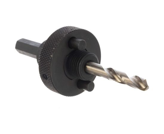 Державка PROFESSIONAL с пружинный фиксатором для коронок (32-200 мм) быстросъёмная STAYER 29550 – изображение 5