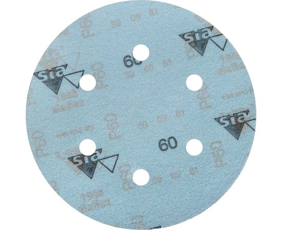 Круг шлифовальный на липучке siaflex 1948 (5+1 шт; 150 мм; 6 отверстий; P60) sia Abrasives sf6-150-6-060 – изображение 3