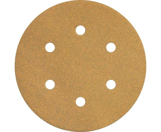 Круг шлифовальный на липучке siaone 1944 (5+1 шт; 150 мм; 6 отверстий; P80) sia Abrasives so6-150-6-080 – изображение 3