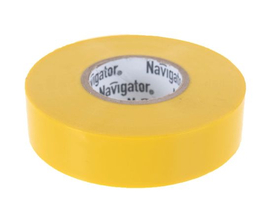 Изолента ПВХ NAVIGATOR 19х20м жел. NIT-A19-20/Y 71112 155932 – изображение 3