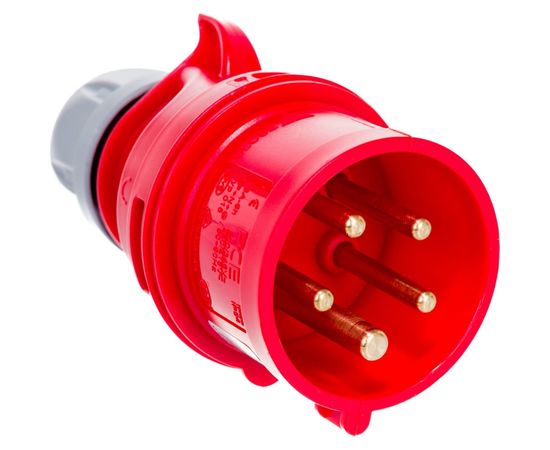 Кабельная вилка PCE, 16А 380V 3P+N+E IP44 015-6 – изображение 4
