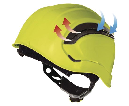 Защитная строительная каска Delta Plus GRANITE WIND белого цвета GRAWIBCFL – изображение 5