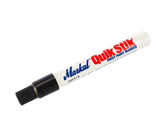 Твёрдый промышленный маркер Markal Quik Stik, чёрный 61050 – изображение 2