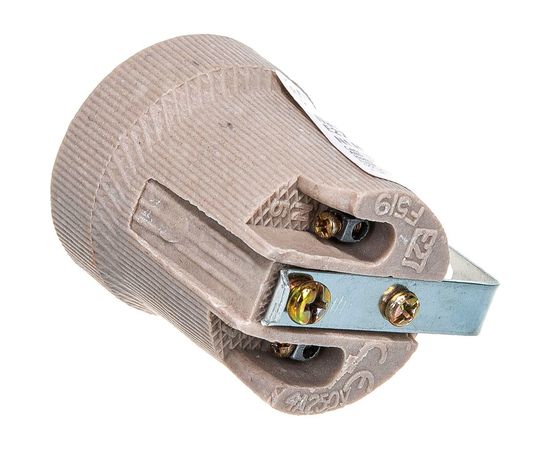 Электрический патрон Navigator NLH-CL-H-E27, керамический, с держателем, Е27 71619 – изображение 3