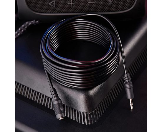 Шнур REXANT Стерео 3,5 мм гнездо - Стерео 3,5 мм штекер, длина 7 метров 17-4007 – изображение 3