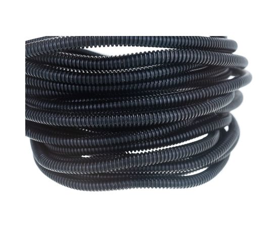 Автомобильная гофрированная труба REXANT ПП 4,6 мм, разрезная, бухтa 10 м/уп. 15-0510 – изображение 2
