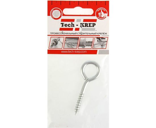 Шуруп с кольцом Tech-Krep 6,0х40 1 шт - пакет 103896 – изображение 4