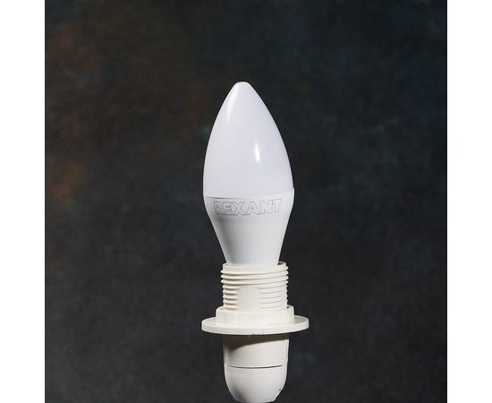Светодиодная лампа REXANT Свеча 9,5 Вт E14 903 лм 4000 K нейтральный свет 604-024 – изображение 2
