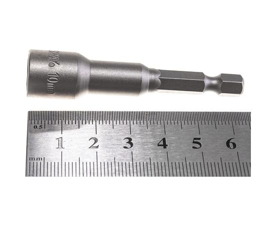 Бита шестигранная с магнитной рабочей поверхностью (1/4"; 10 мм; 65 мм) Jonnesway D165MN10M – изображение 4