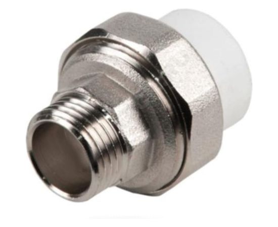 Муфта комбинированная RTP разъемная, американка, наружная резьба, D20х1/2 мм 10640 – изображение 4