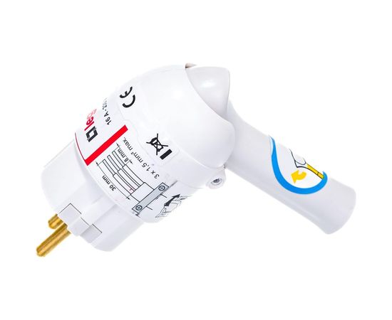 Вилка Legrand 2К+З белая 50175 – изображение 2