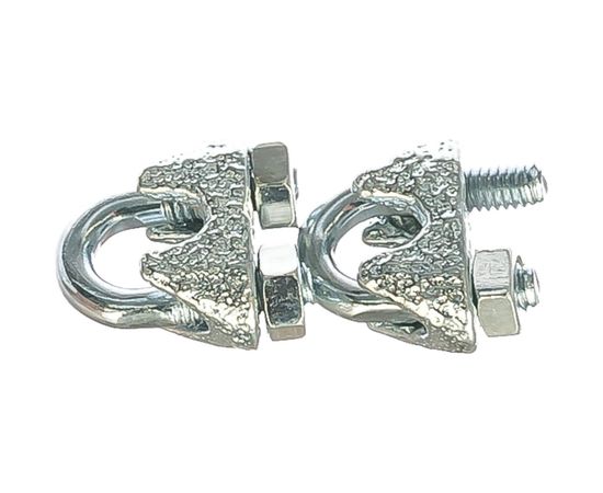 Зажим троса ЕВРОПАРТНЕР DIN 741 Zn D3, 2 шт. Z1 07729 