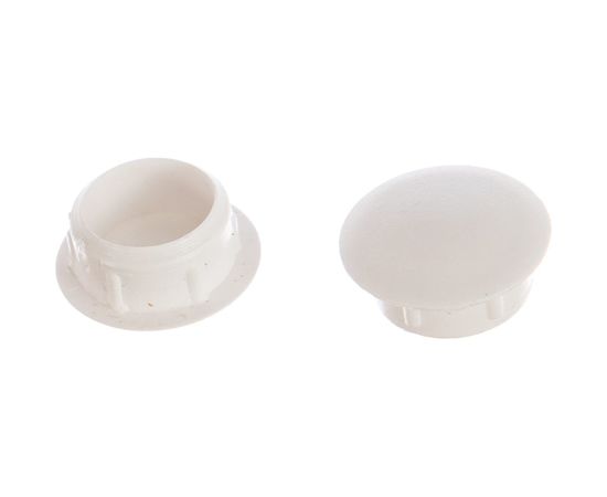 Декоративная заглушка Tech-Krep 14 мм белая 30 шт - пакет 108885 