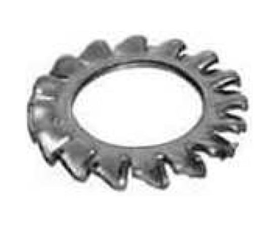 Стопорная шайба ЕВРОПАРТНЕР DIN 6798A, с наружн. зубьями, М4, нержав. сталь,10 шт. G2 2043 1 