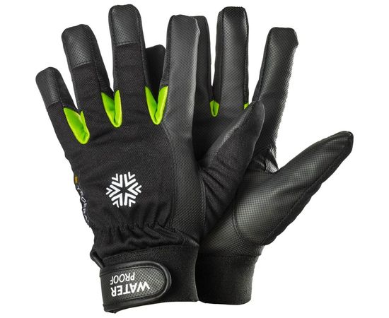 Утепленные перчатки из искусственной кожи на зимней подкладке TEGERA, размер 10 517-10 