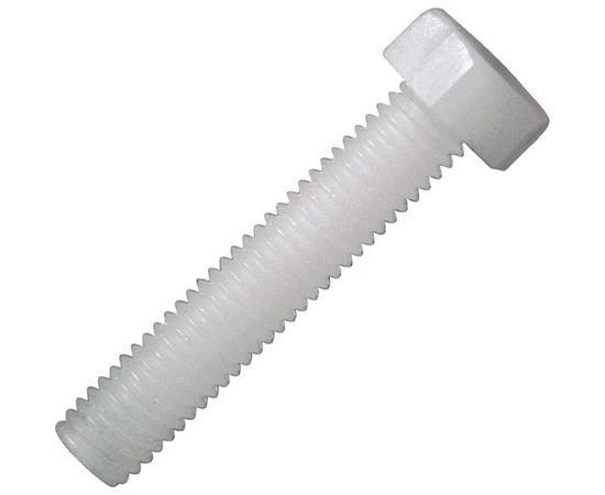 Болт Tech-Krep DIN933 М6х16 полиамид 6 шт 144196 