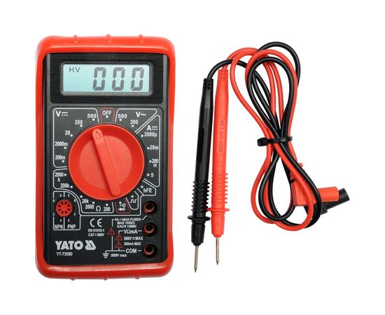 Универсальный цифровой измеритель YATO YT-73080 